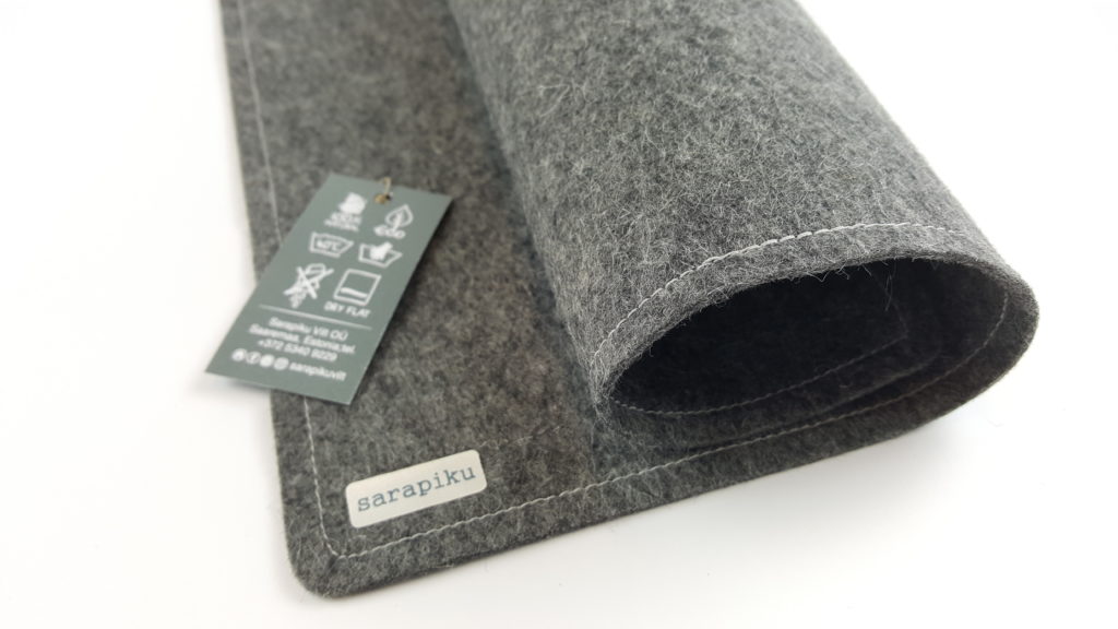 Wool felt mat, large, 32 cm x 45 cm Sarapiku Vilt OÜ