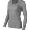 merino wool shirt for women gray